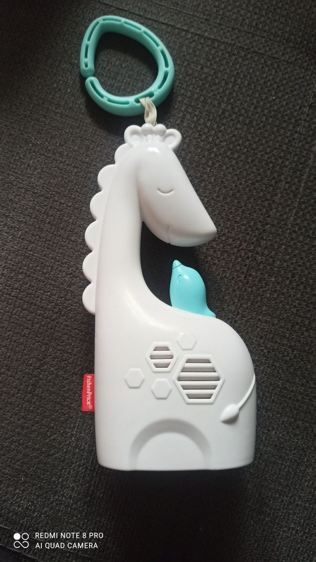Fisher Price żyrafa uspokajacz przenośny szumiś