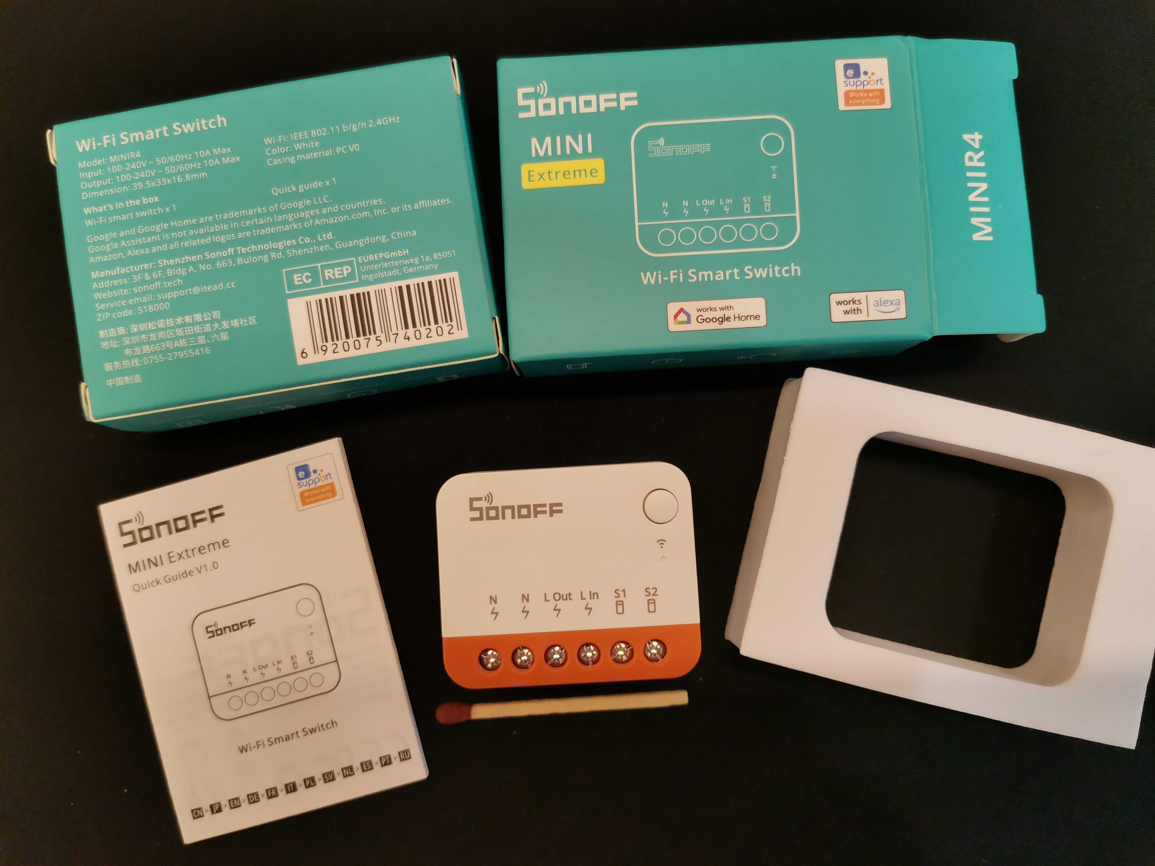 SONOFF MINI R4 Wi-Fi/Switch/Реле/Таймер"ITEAD",Розумний Дім/Оригінал!