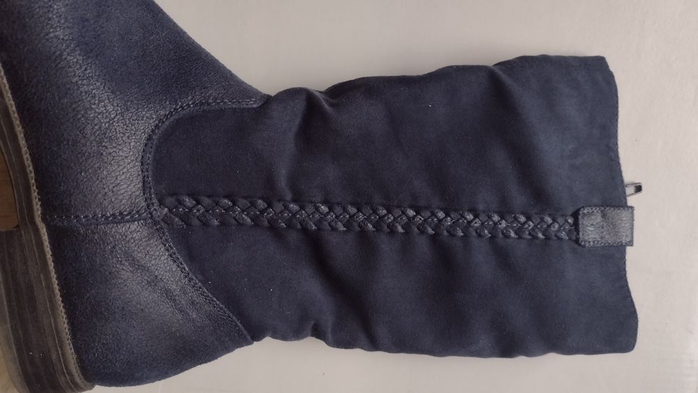 Graceland kozaki granatowe wysokie r 35 wkl. 22 cm