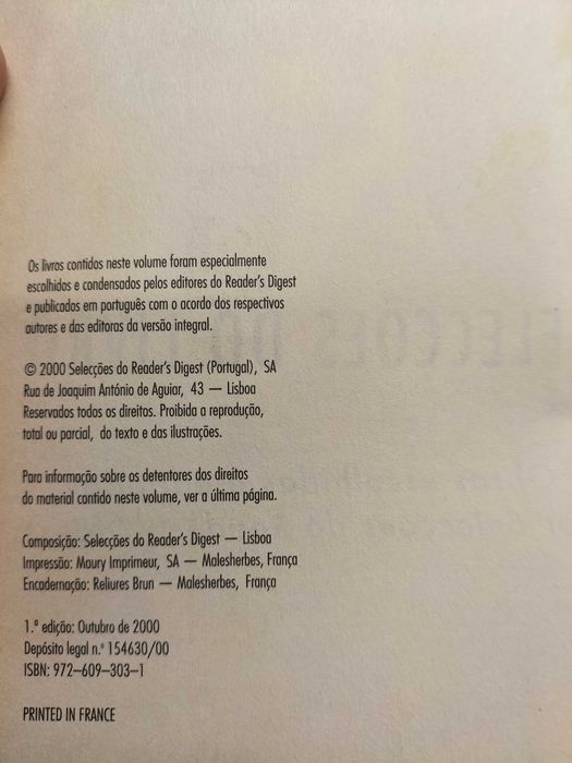 Livro Seleções do Livro (4) - CXL 1