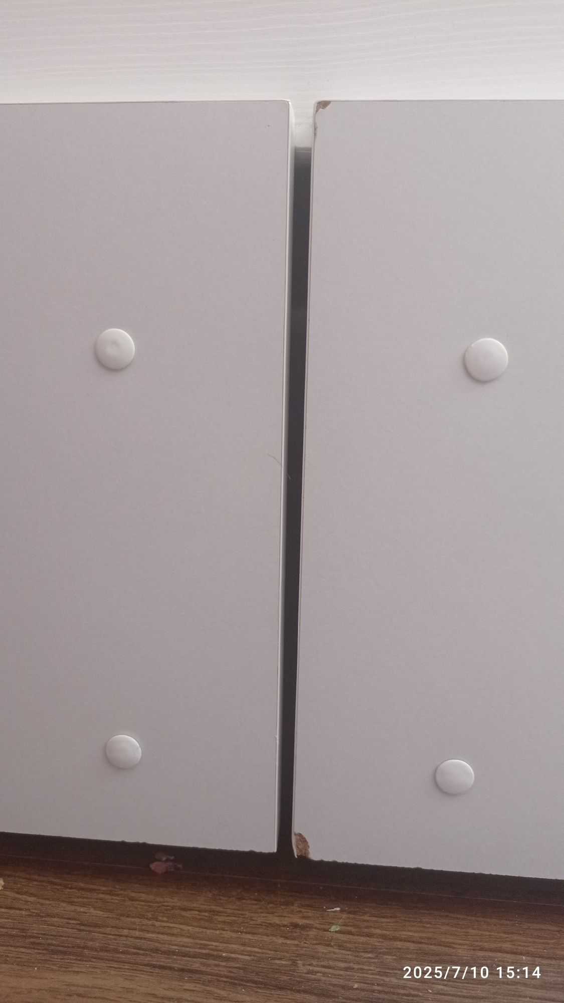 Łóżko z barierką drewniane białe 180x80 cm