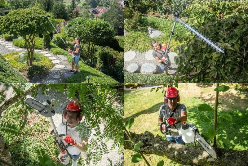 Ikra Ithk Piła Pilarka Łańcuchowa Podkrzesywarka Sekator Nożyce 2W1