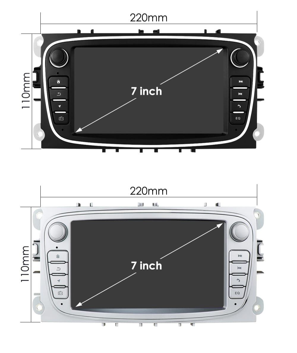 Radio GPS NAVI do Ford Focus 2 Mondeo S C Max Kuga Fiesta Fusion