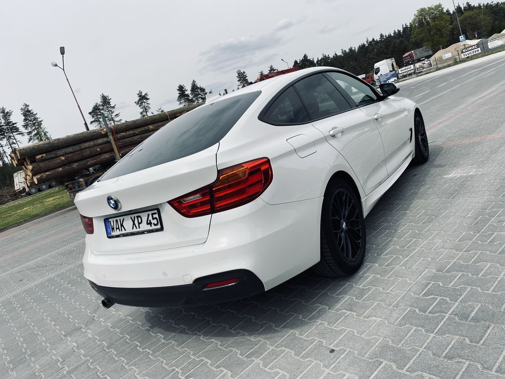 Wynajem Auta do Ślubu Białe BMW GT F34 Mpakiet! Ślub Wesele