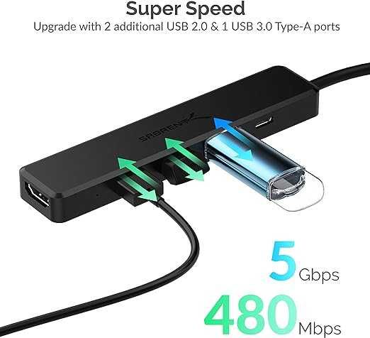 Hub koncentrator usb PD 60W 1xusb3 2xusb2 hdmi
