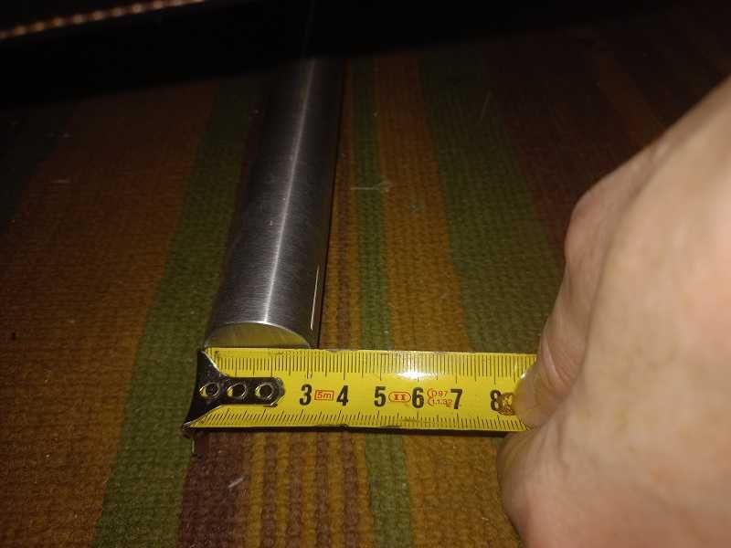 Pochwyt do drzwi 150 cm, stal kwasówka.