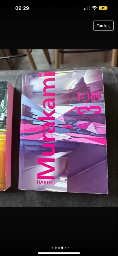1q84 Murakami komplet tom 1 2 3