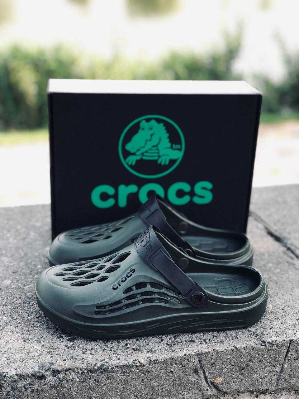 Crocs чоловічі Супер ціна Dark Green Горячее предложение! Крокс Топ!