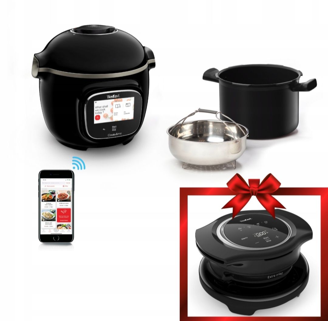 Multicooker Cook4me + frytkownica beztłuszczowa