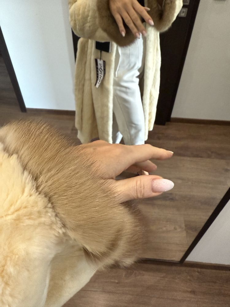 Markowe Futro naruralne z norek, sobole, Mala Mati! Nowe! L