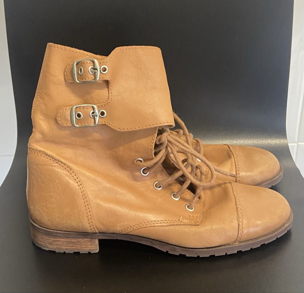 Botas camel Pull & Bear