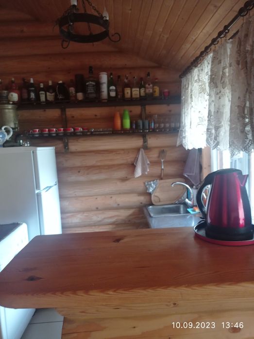 сдам дом сруб Ковбой на берегу пруда в п | Хорошево в 12км от Харькова