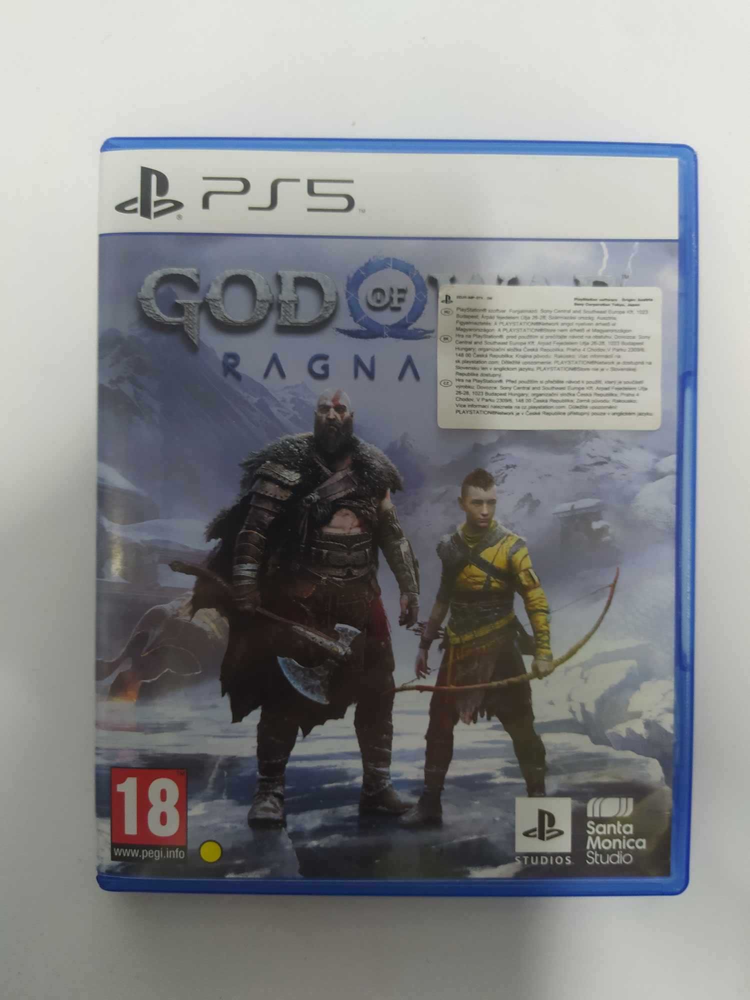God of War Ragnarok PS5 Okładka zagraniczna