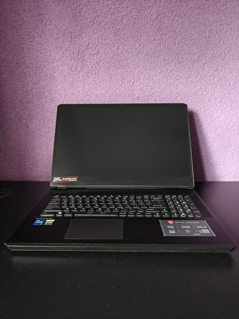 Laptop MSI GP76 Leopard RTX3080|32GB RAM|3TB