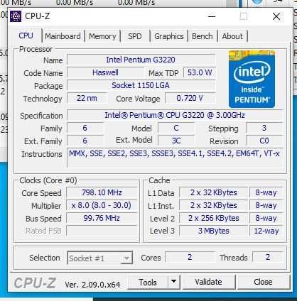 Intel Pentium G3220 2x3GHz chłodzenie BOX