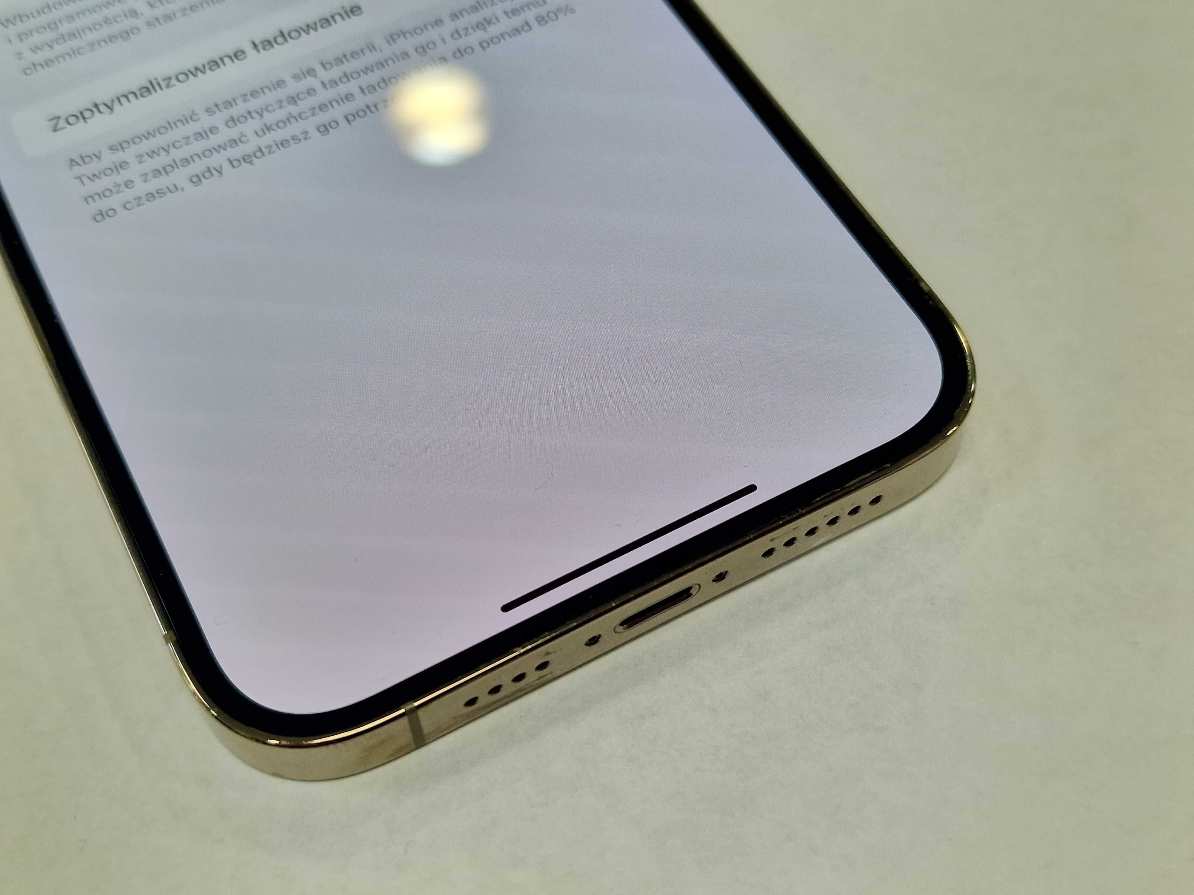 Iphone 14 PRO MAX 256GB/ Gold/ Złoty/ BAT 87%/ Grade A- + ładowarka