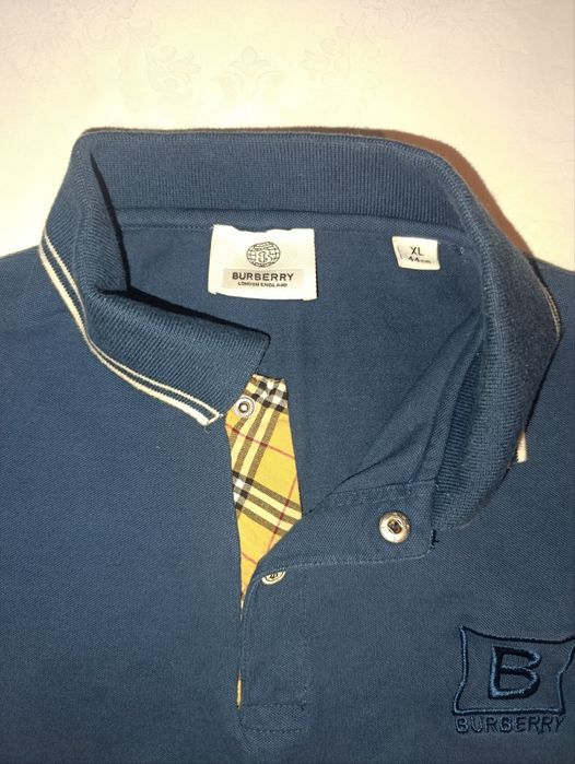 Koszulka Polo Burberry - unikalna wersja na zatrzaski.