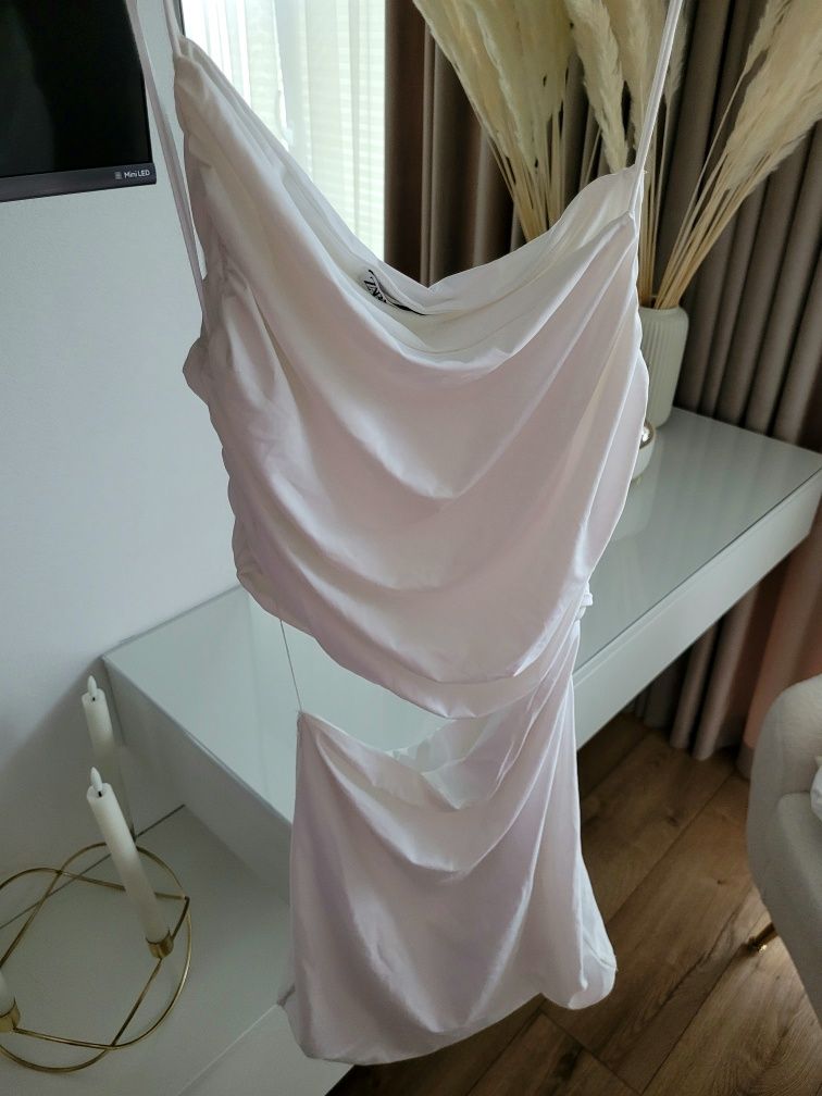 Zara sukienka z wycięciami cut out nowa