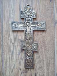 Krzyż prawosławny, metalowy