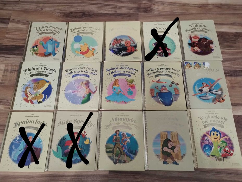 Złota kolekcja bajek Disneya 12 szt