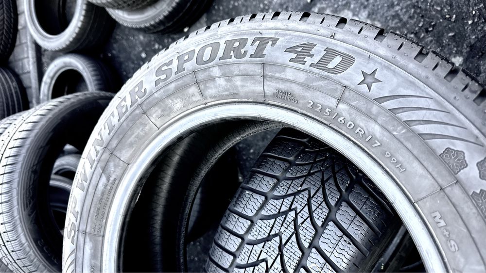 225/60/17 Dunlop Winter Sport4D | 95%остаток | зимние шины