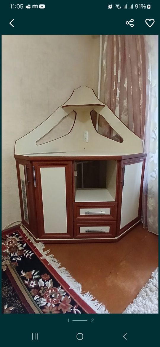 Тумба під телевізор, кутова