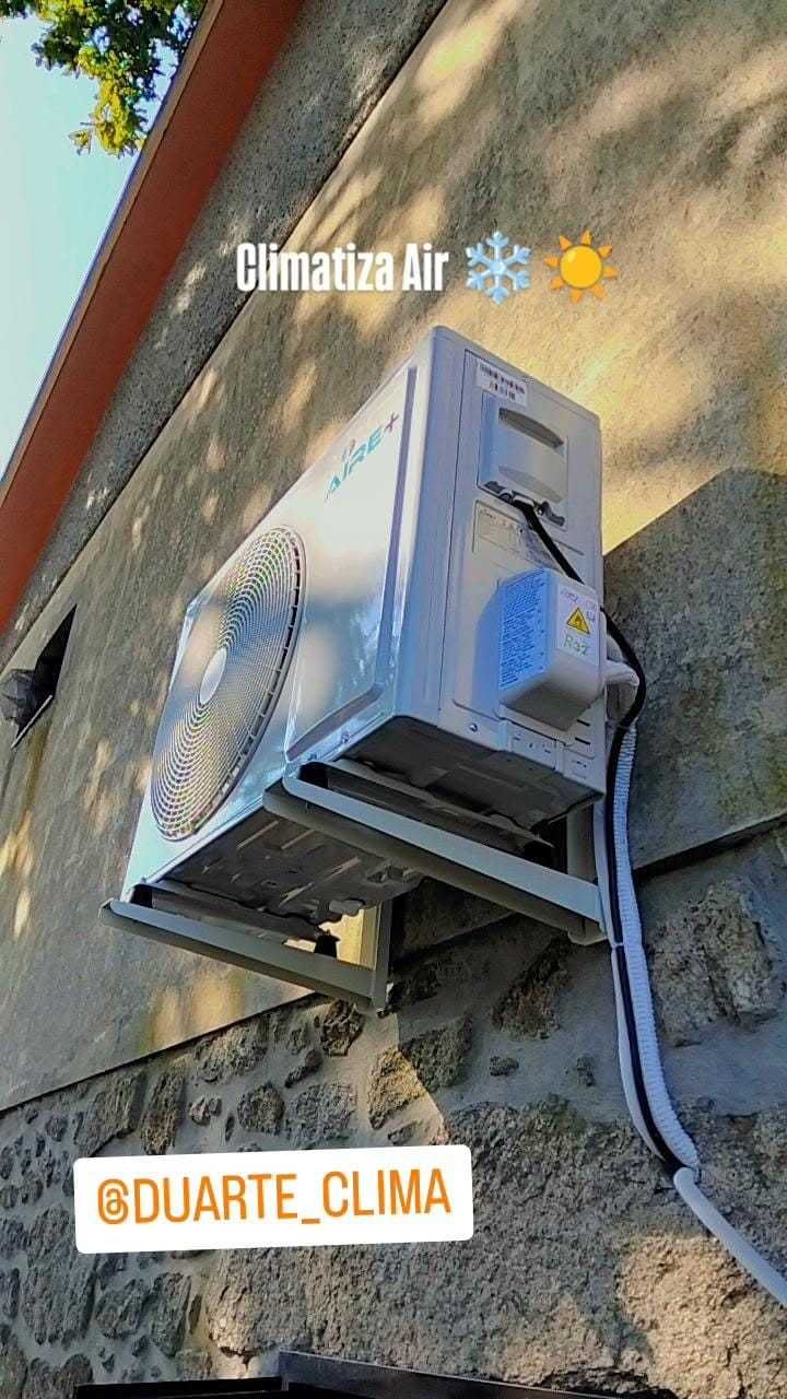 Instalação de sistema de ar condicionado.
