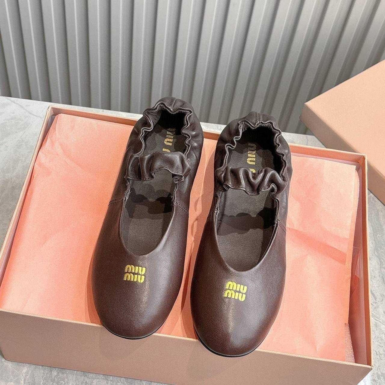 Wyprzedaż -50 %Luksusowe Balerinki Miu Miu!Skóra!Premium!OD RĘKI 36-41