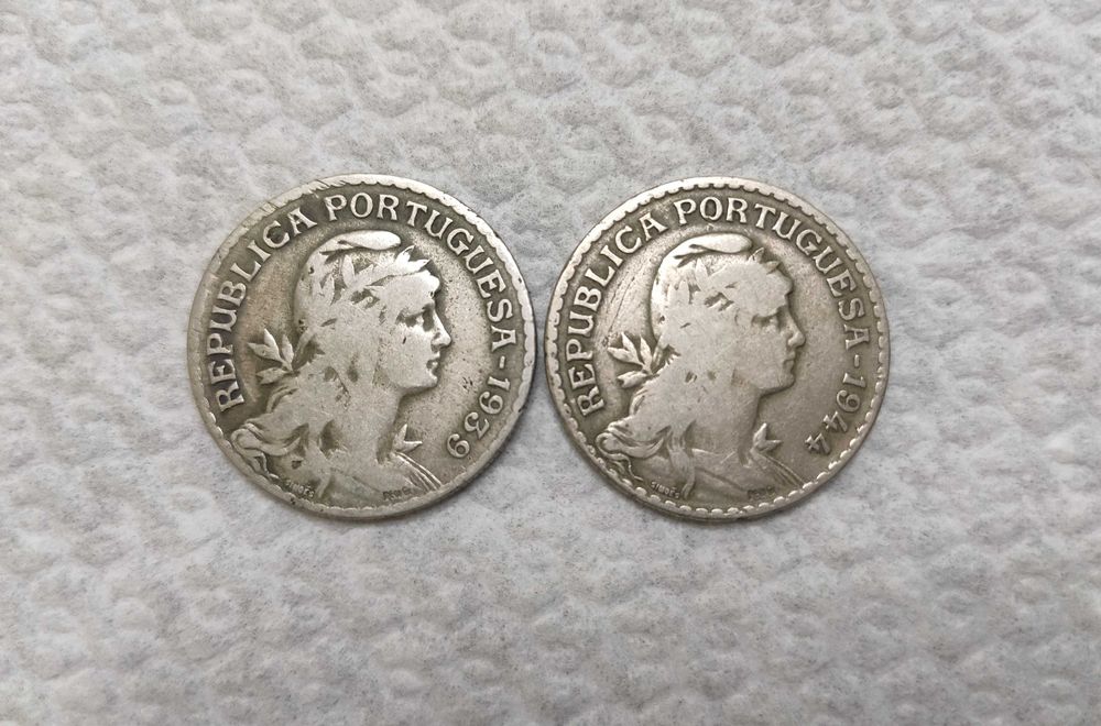 Conjunto Moedas 1$ 1939 + 1944