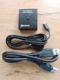 Selektor przełącznika USB 3.0 2 na 1 wyjście KCEVE