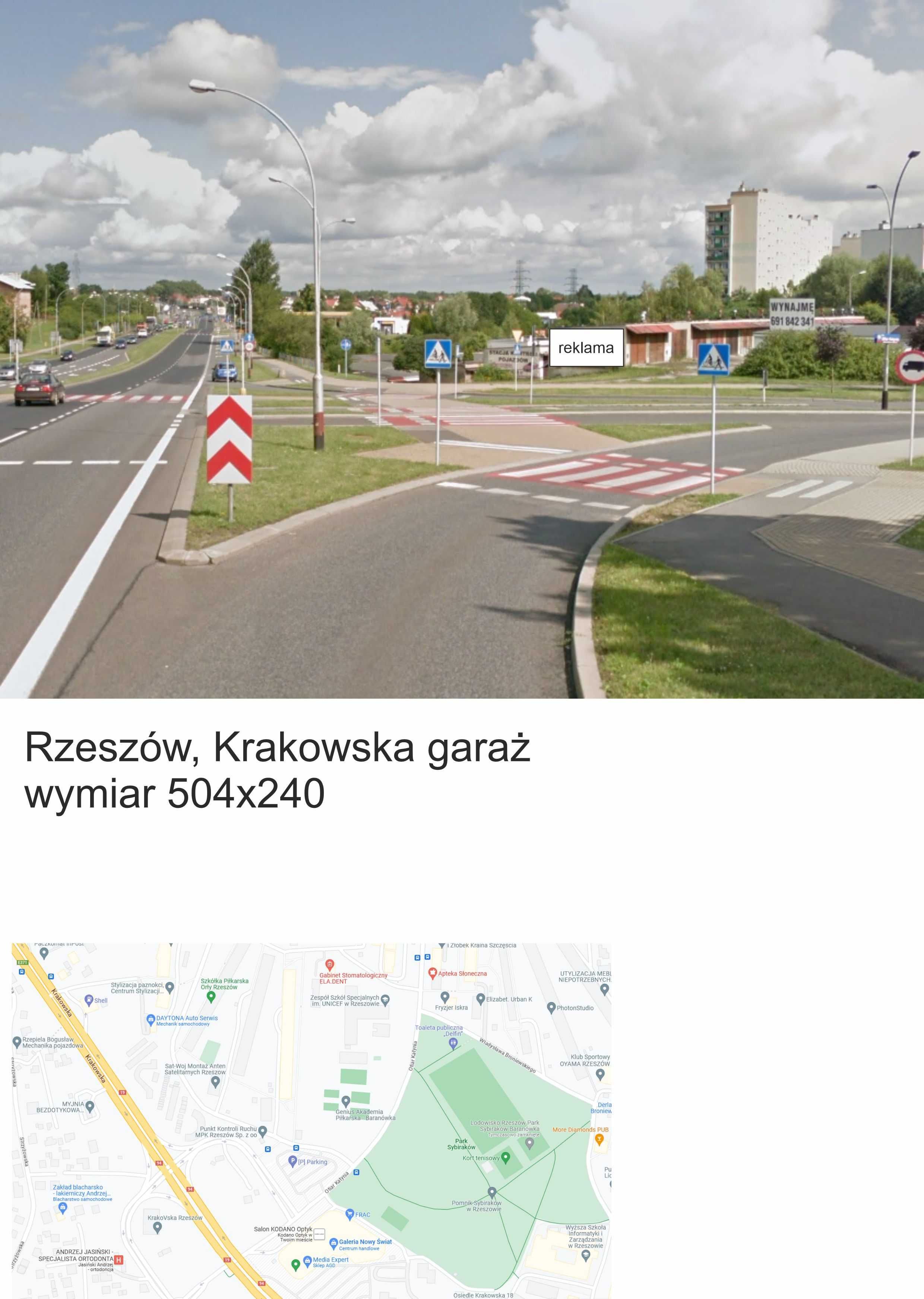 Reklama do wynajęcia bilbord, reklama Rzeszów, tania Reklama