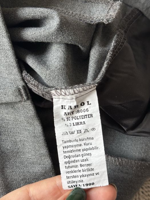 Сірі брюки палаццо в ідеальному стані