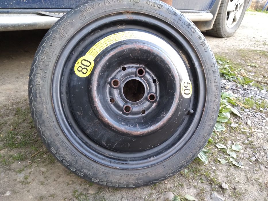 Запаска, докатка 105 70 r14 на опель, сеат, ауди, фольксваген.