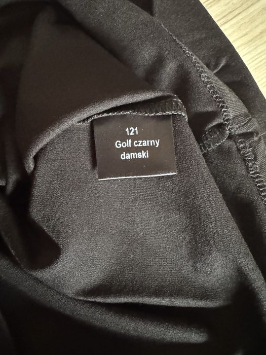 Golf damski L czarny
