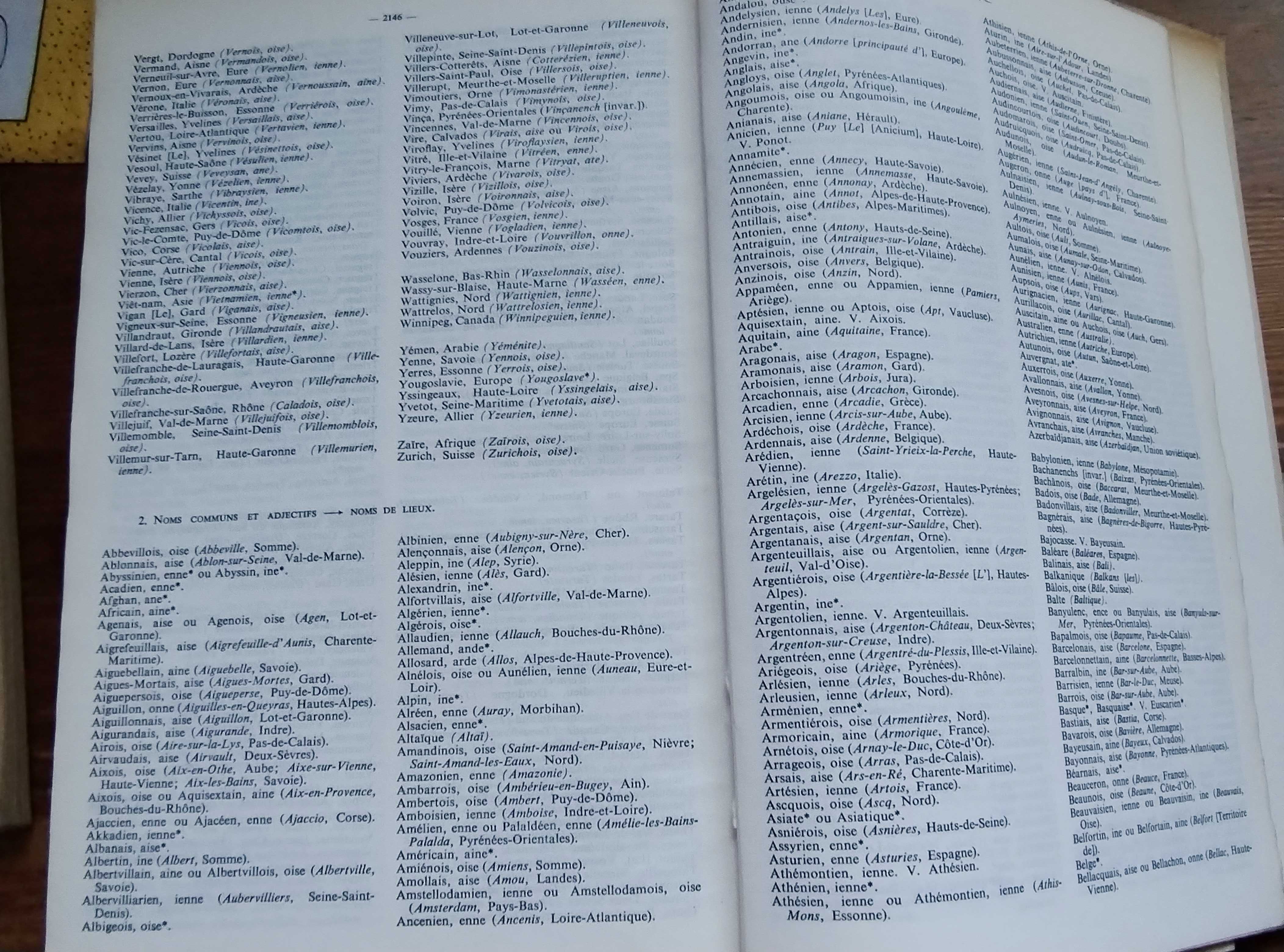 Le petit Robert 1 dictionnaire, Paris 1967, słownik francuski