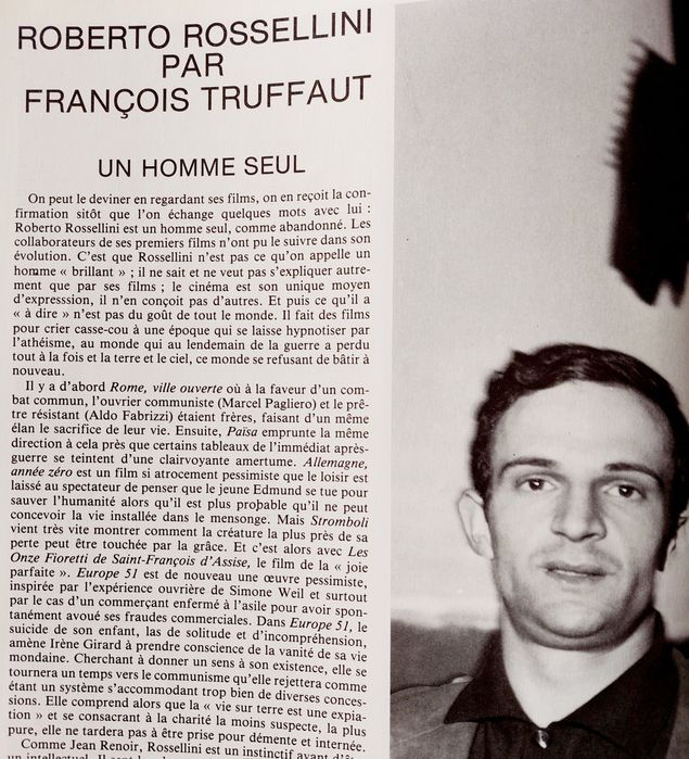 François TRUFFAUT 1988 Cahiers