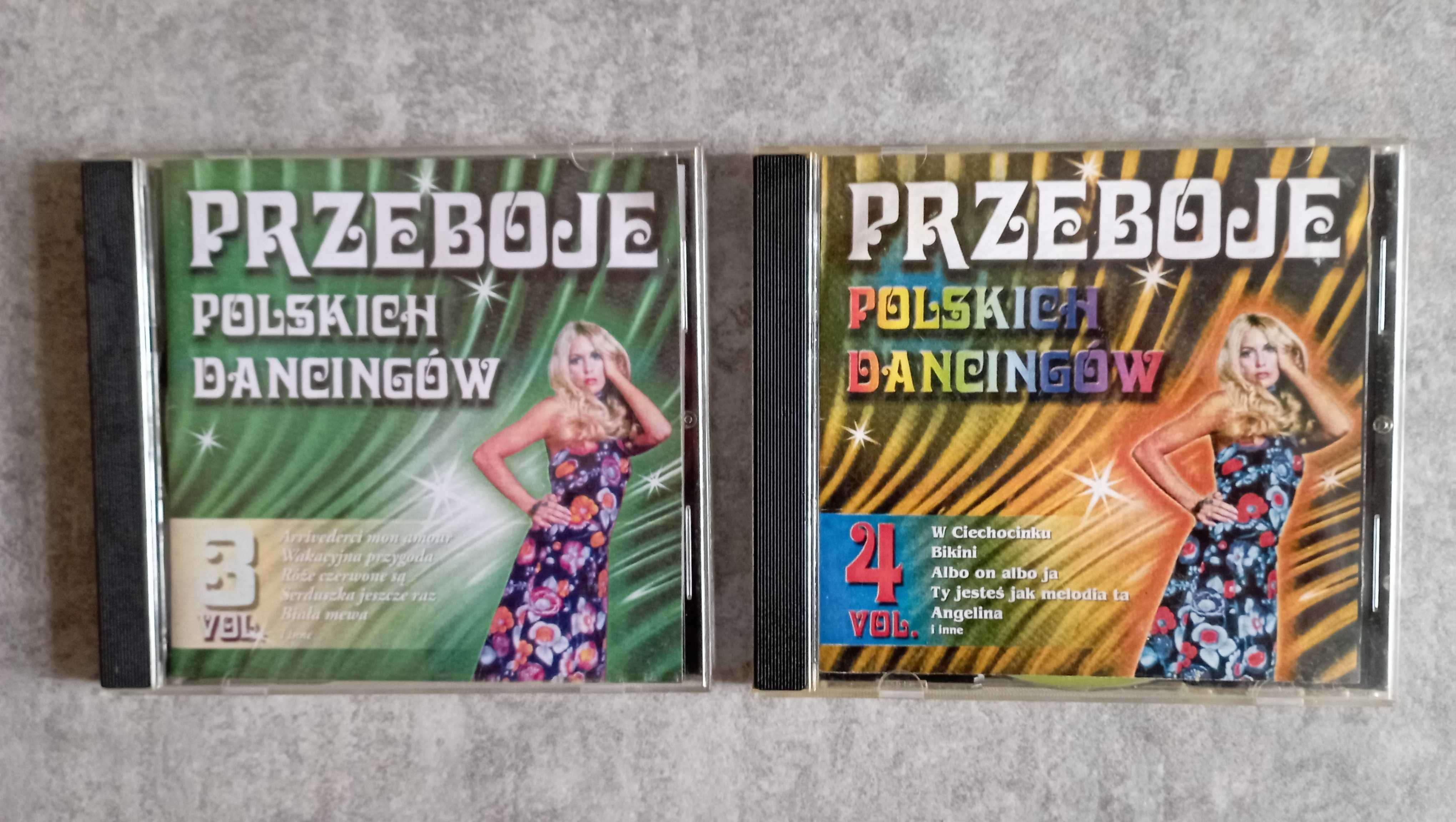 2 płyty CD * Przeboje Polskich Dancingów część III i IV 32 utwory