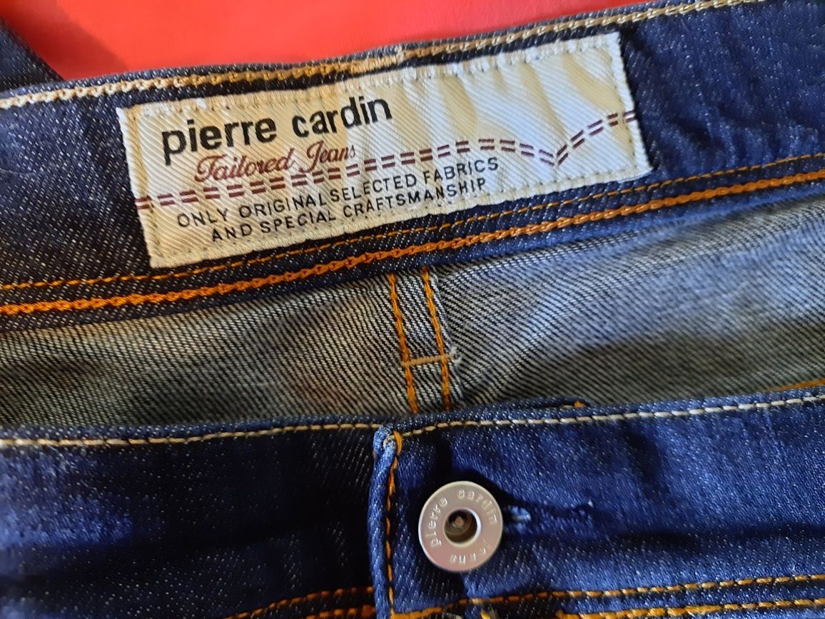 Spodnie Jeansowe Pierre Cardin Duże Pas 126 cm. XXXL XXXXL