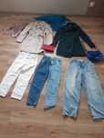 Damskie ubrania roz 36/S jeans plaszcz Orsay zimowy wiosenny torebki