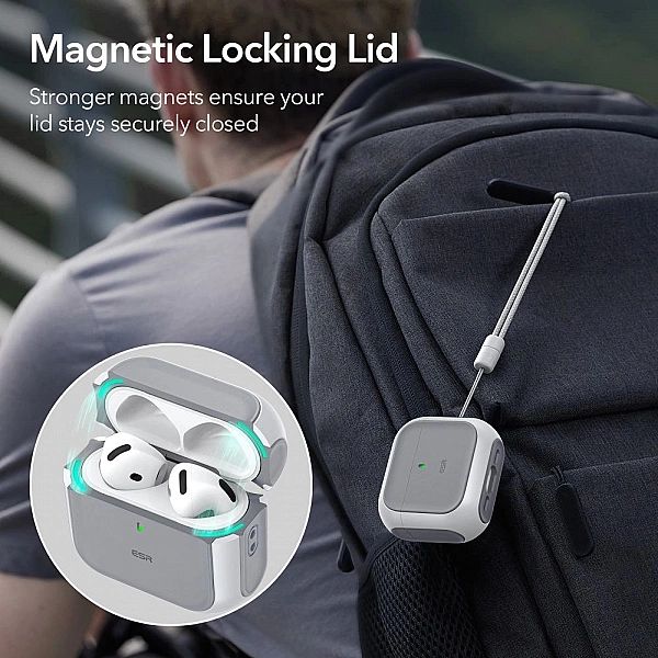 Esr Orbit Halolock Magsafe Apple Airpods 4 White