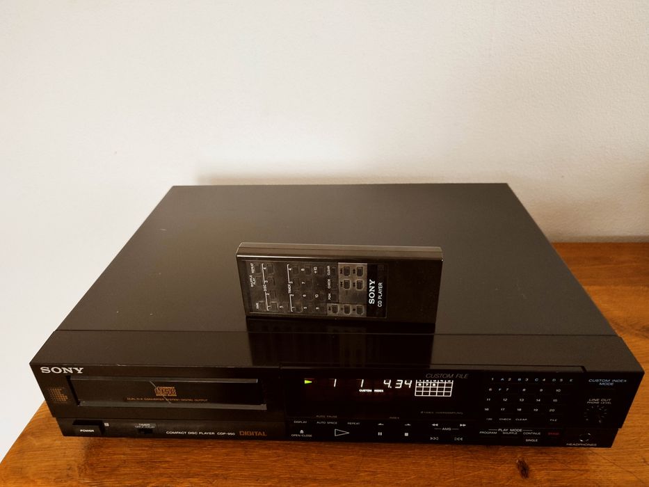 WYPRZEDAŻ! Odtwarzacz CD Sony cdp 950 + pilot, tda 1541a