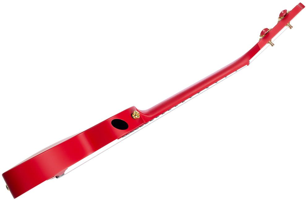 Cascha Ukulele Carbon Fibre Red Set – ukulele z włókna węglowego