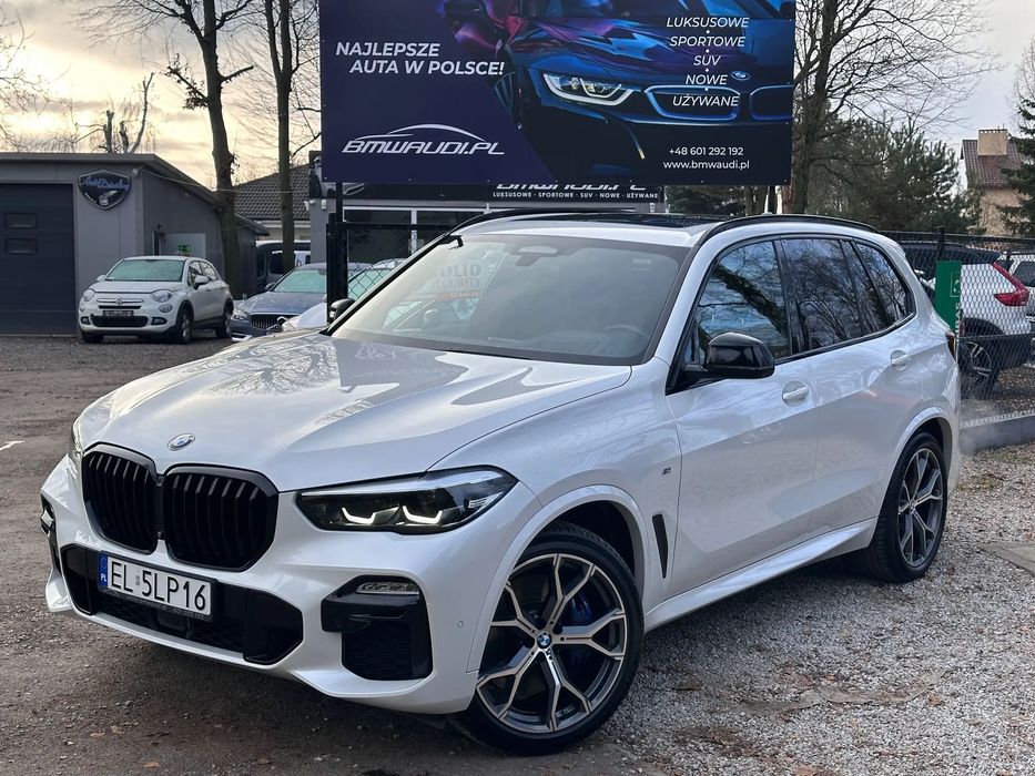 BMW X5 Polski Salon MPakiet Panorama Dociągi  Koła 21 niski przbieg