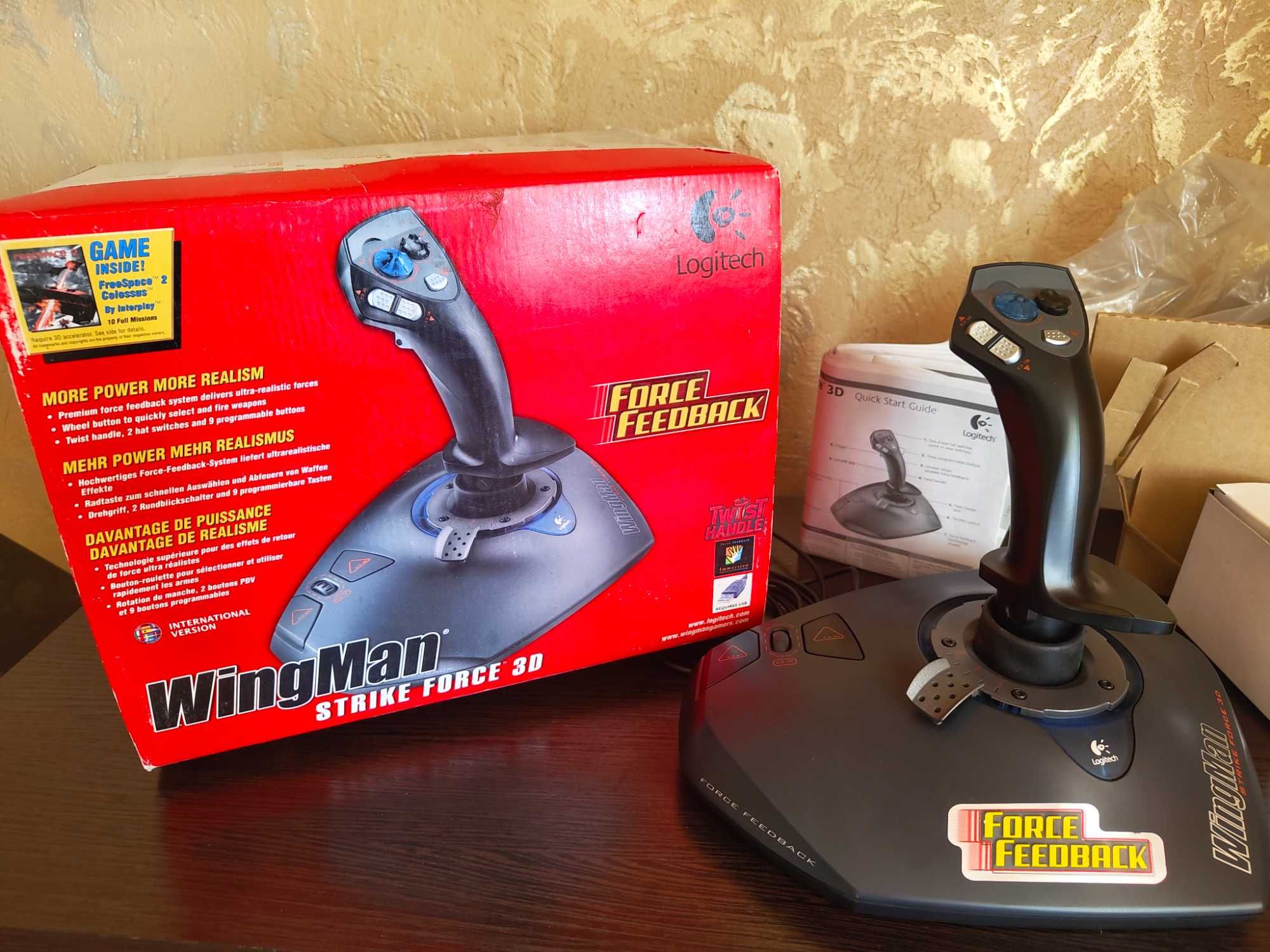 Logitech Wingman Strike Force 3D Force Feedback Controller