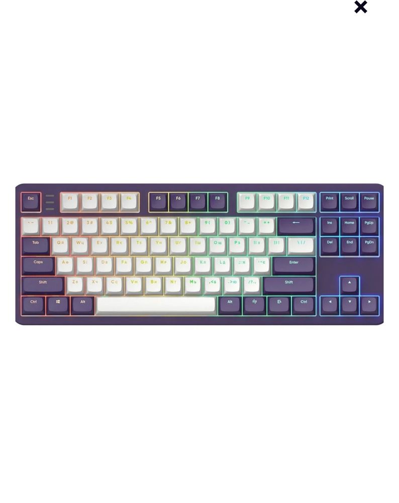 Клавіатура DARK PROJECT ALU87 Violet