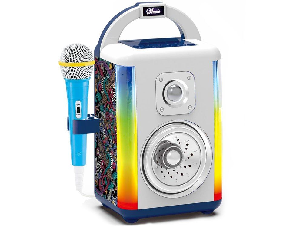 Disco Głośnik bezprzewodowy + mikrofon + bluetooth dla dzieci IN0165