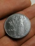 100 lirów lire 1980 moneta Włochy Repubblica Italiana