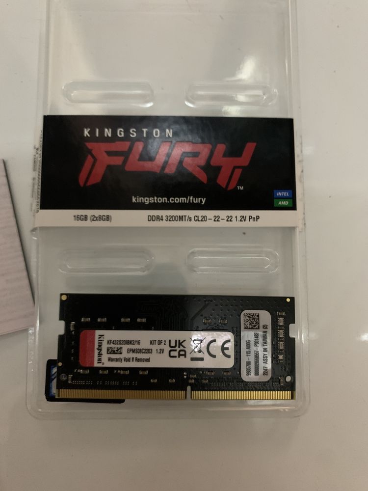 Оперативна пам‘ять Kingston Fury DDR4 8GB