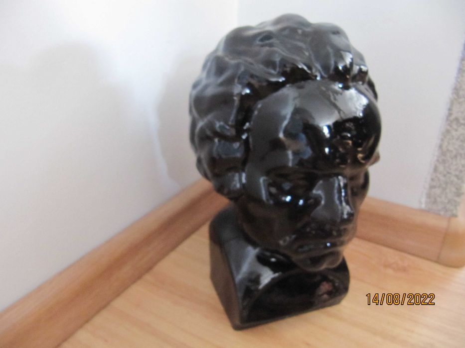 Stojak na słuchawki szklana głowa Beethoven Ingrid Glass 70