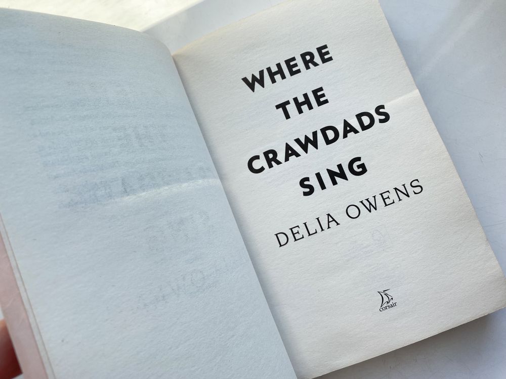 Книга “Where the Crawdads Sing” Delia Owens